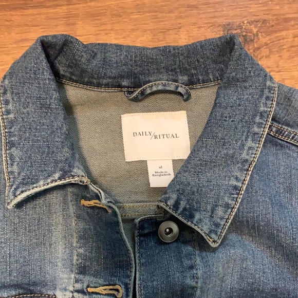 Daily Ritual Jean Jacket - Picture 2 of 4